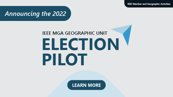 MGA Geographic Unit Election Pilot