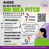 IEEE WIE Climate Tech Big Idea Pitch Competition