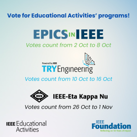 Vote for educational activities' programs