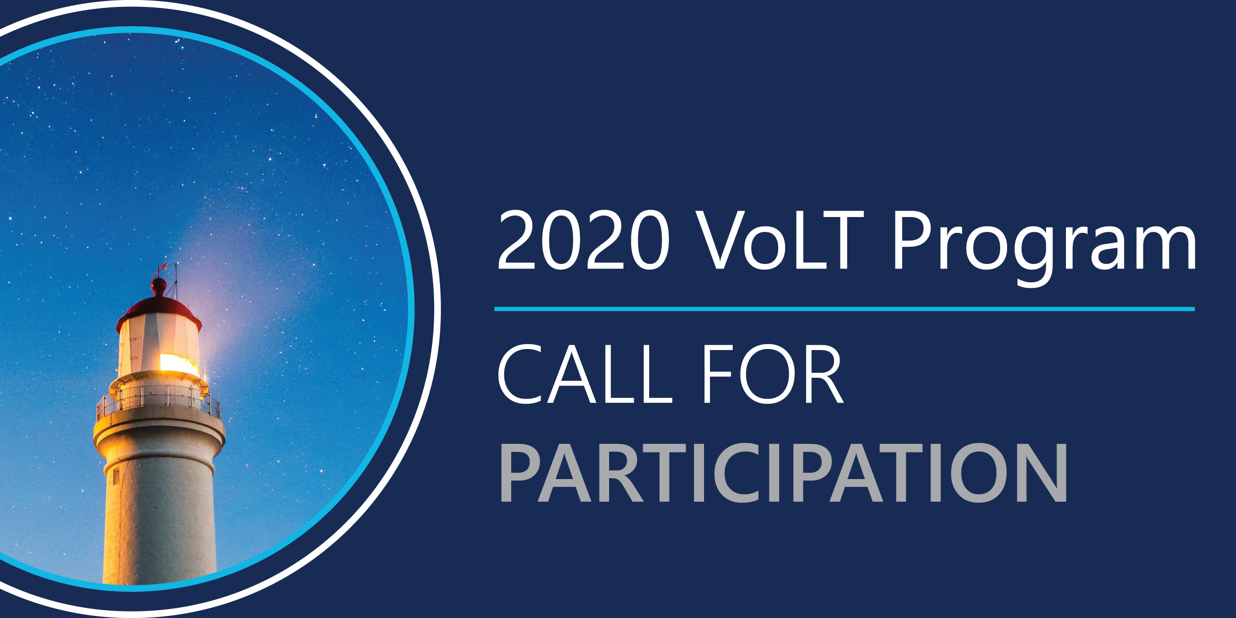 2020 VoLT Program Call for Participation